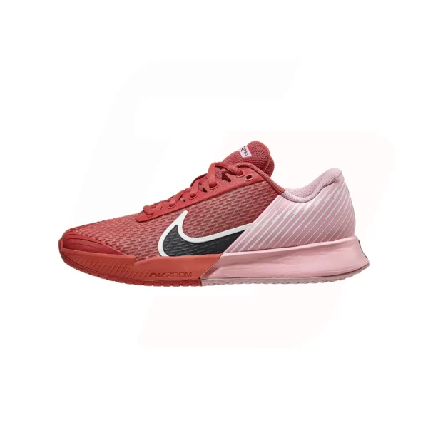 کفش تنیس نایک سری VAPOR PRO 2 تکنولوژی AIR ZOOM رنگ صورتی-قرمز زنانه
