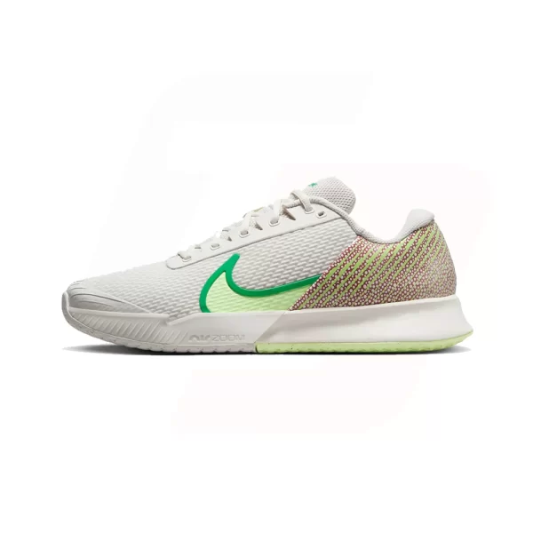 کفش تنیس نایک سری VAPOR PRO 2 تکنولوژی AIR ZOOM رنگ سفید-سبز