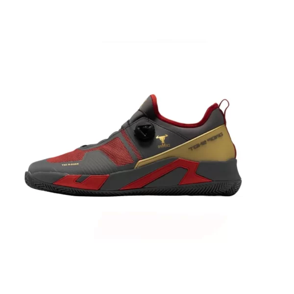 کفش تنیس دراپ شات سری ZAPATILLAS-2XT رنگ طوسی-قرمز CLAY