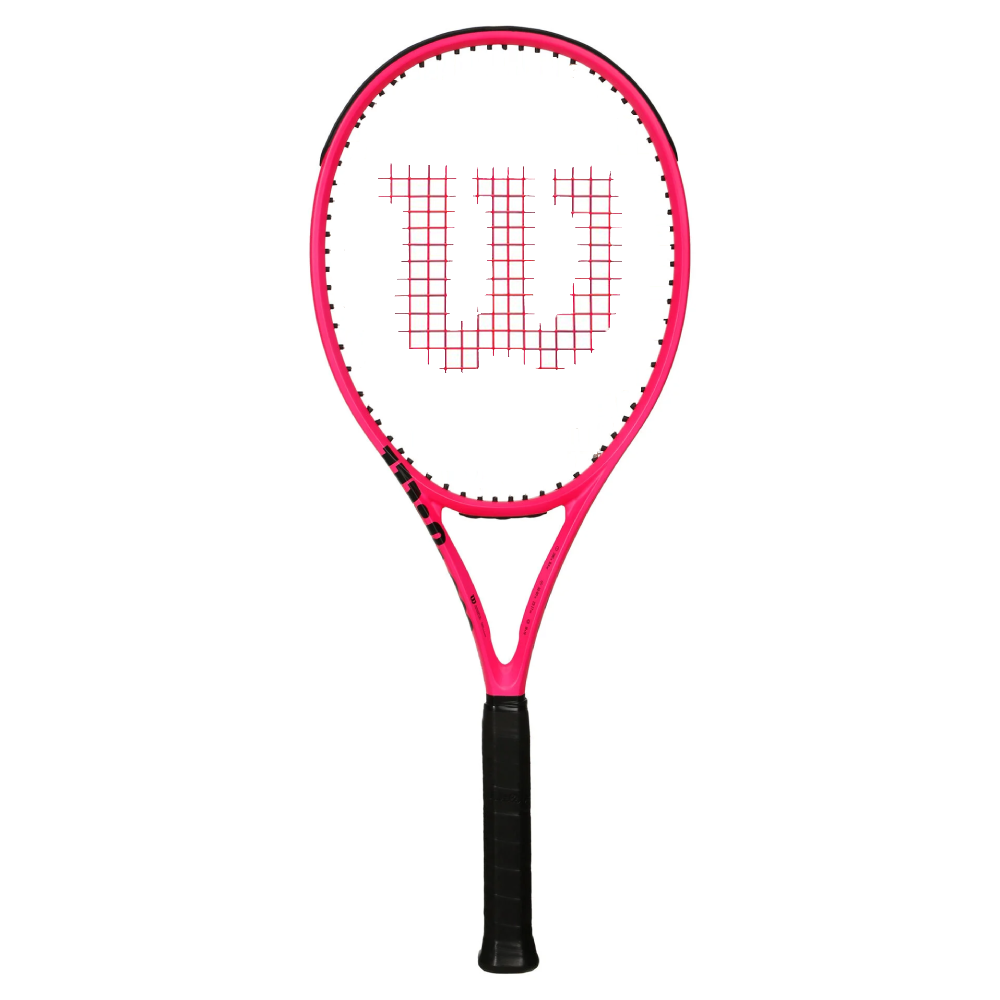راکت تنیس ویلسون سری CLASH مدل NEON PINK 100L - فروشگاه تنیس شاپ - راکت تنیس, کفش تنیس, ساک تنیس, توپ تنیس, کفش رانینگ